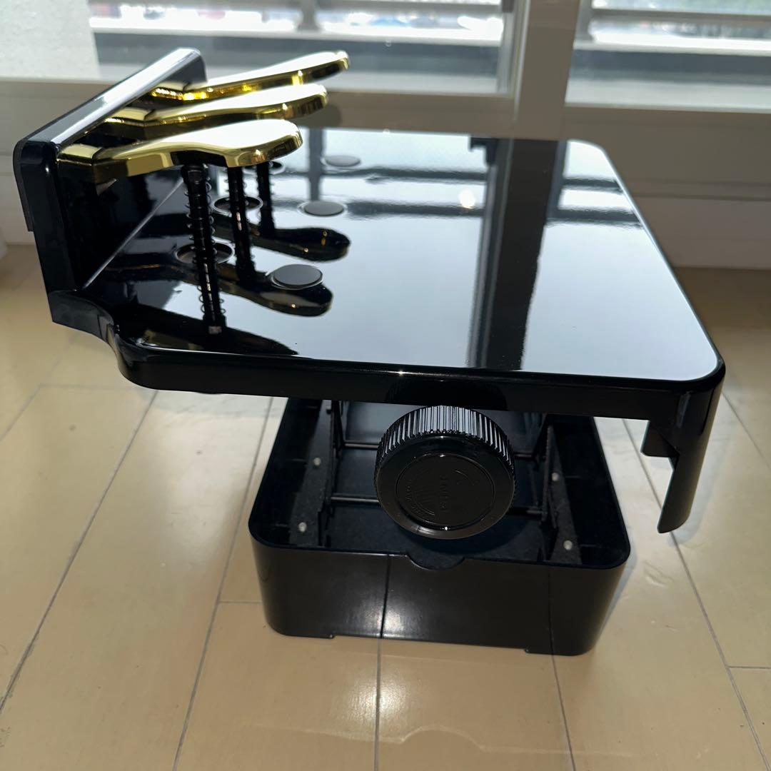 美品！RAKU ピアノ補助ペダル　補助台　ブラック