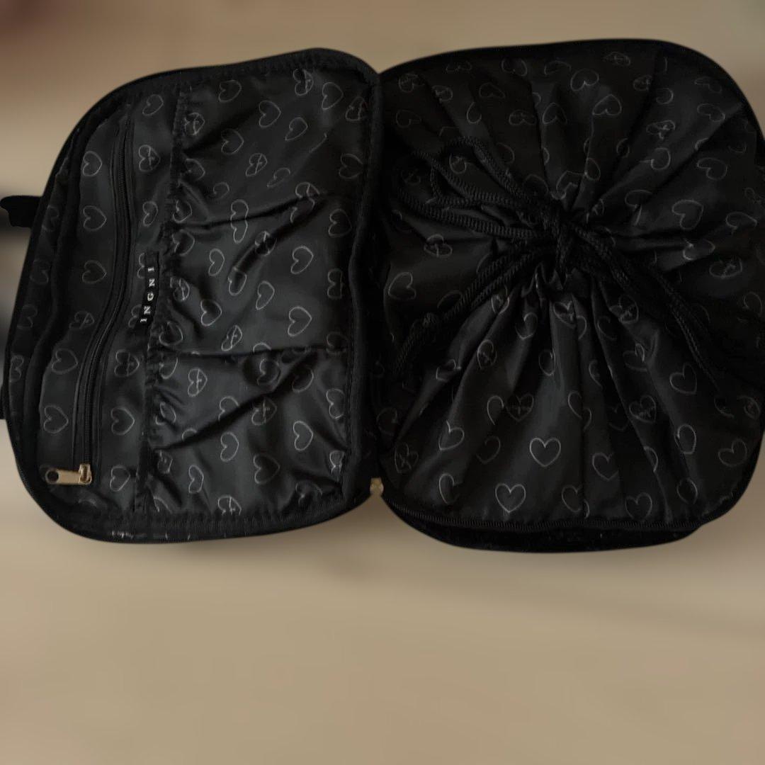 非売品　ベロア素材　INGNI 猫デザイン バッグ・スリッパセット