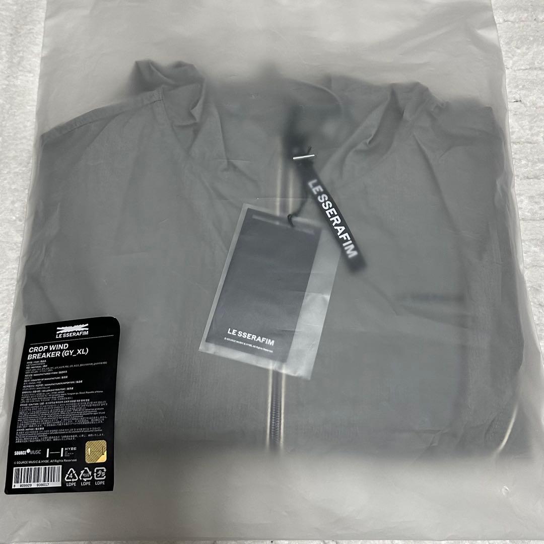 アイドル lesserafim popup 2024 CROP WIND BREAKER