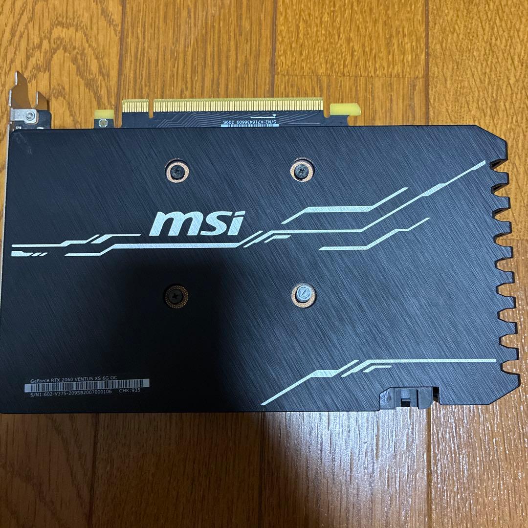 グラフィックボード・グラボ・ビデオカード MSI GeForce RTX 2060 Ventus XS OCEdition