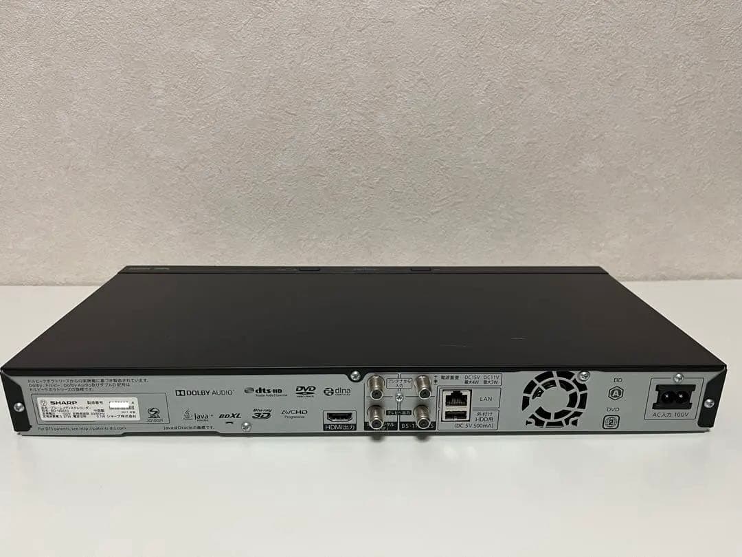 SHARP AQUOS Blu−ray レコーダー BD-NS510