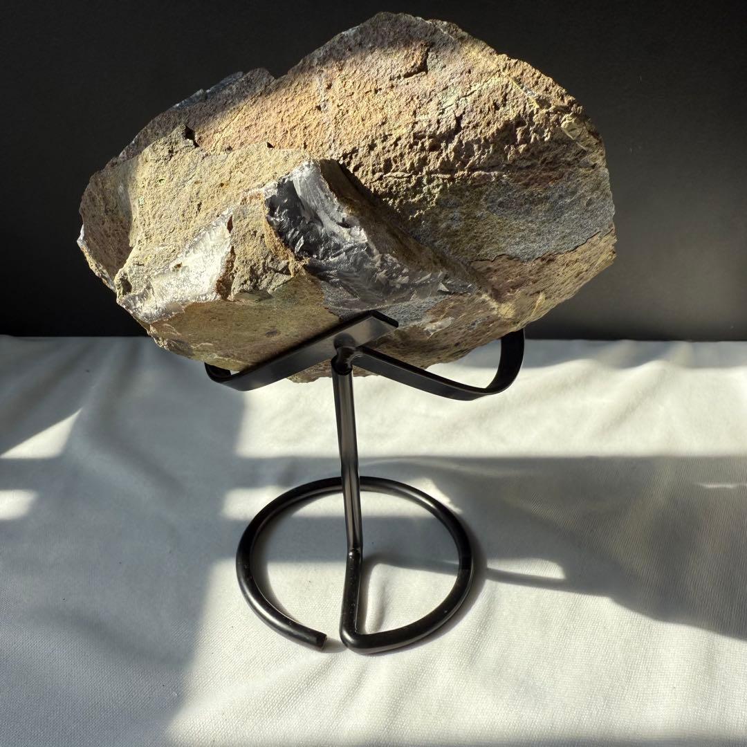 天然石アメジストのドーム　置物NO.012211