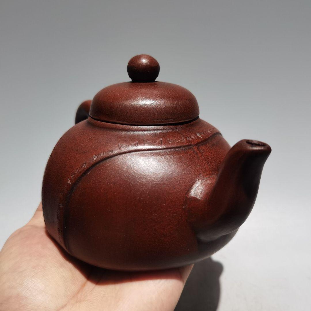 宜興 紫砂壺 急須 竜帯紫砂壷