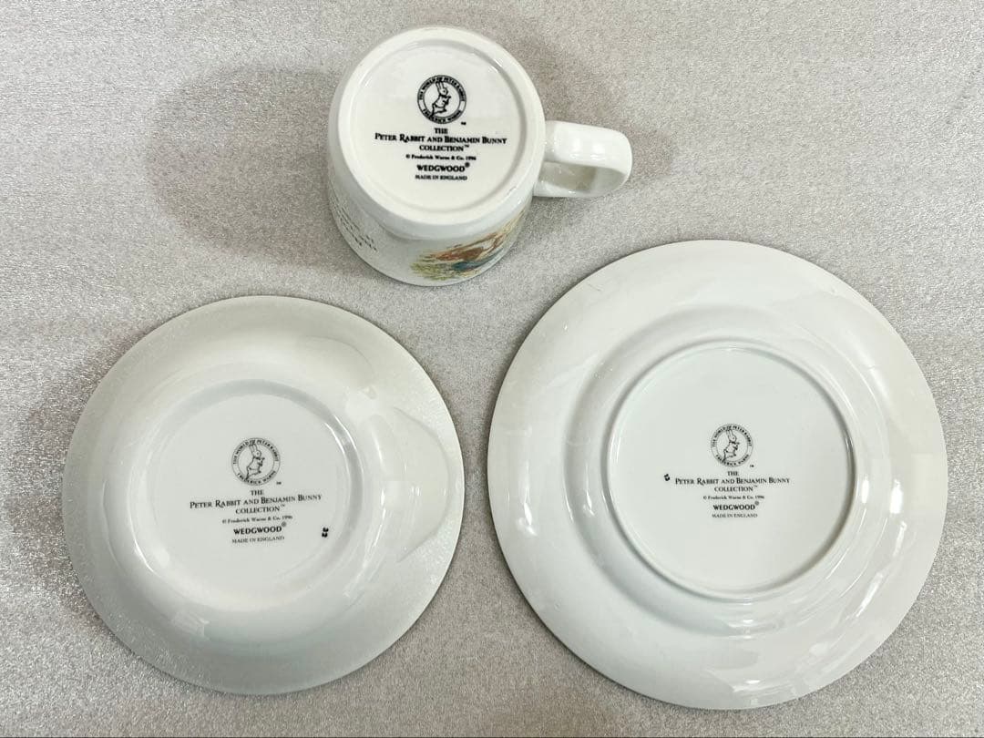 【未使用】ピーターラビット & ベンジャミンバニー セット　ウェッジウッド