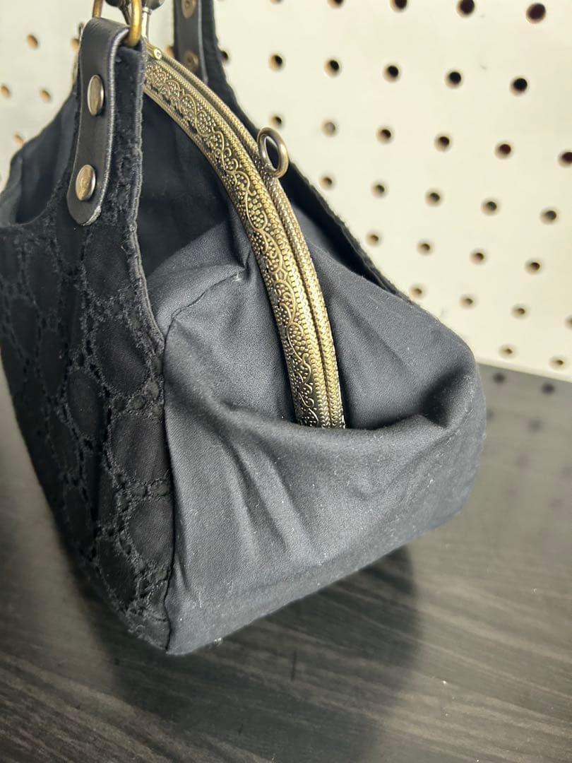 ＊ハンドメイド＊もんちゃん様お取り置き分　25口金ショルダーがま口バッグ　２点