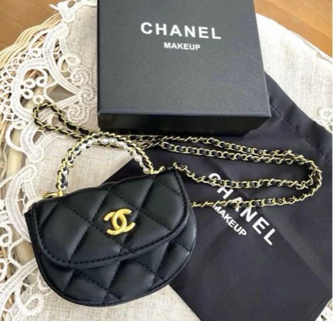 CHANEL ノベルティ パールハンドル チェーンバッグ ミニマトラッセ