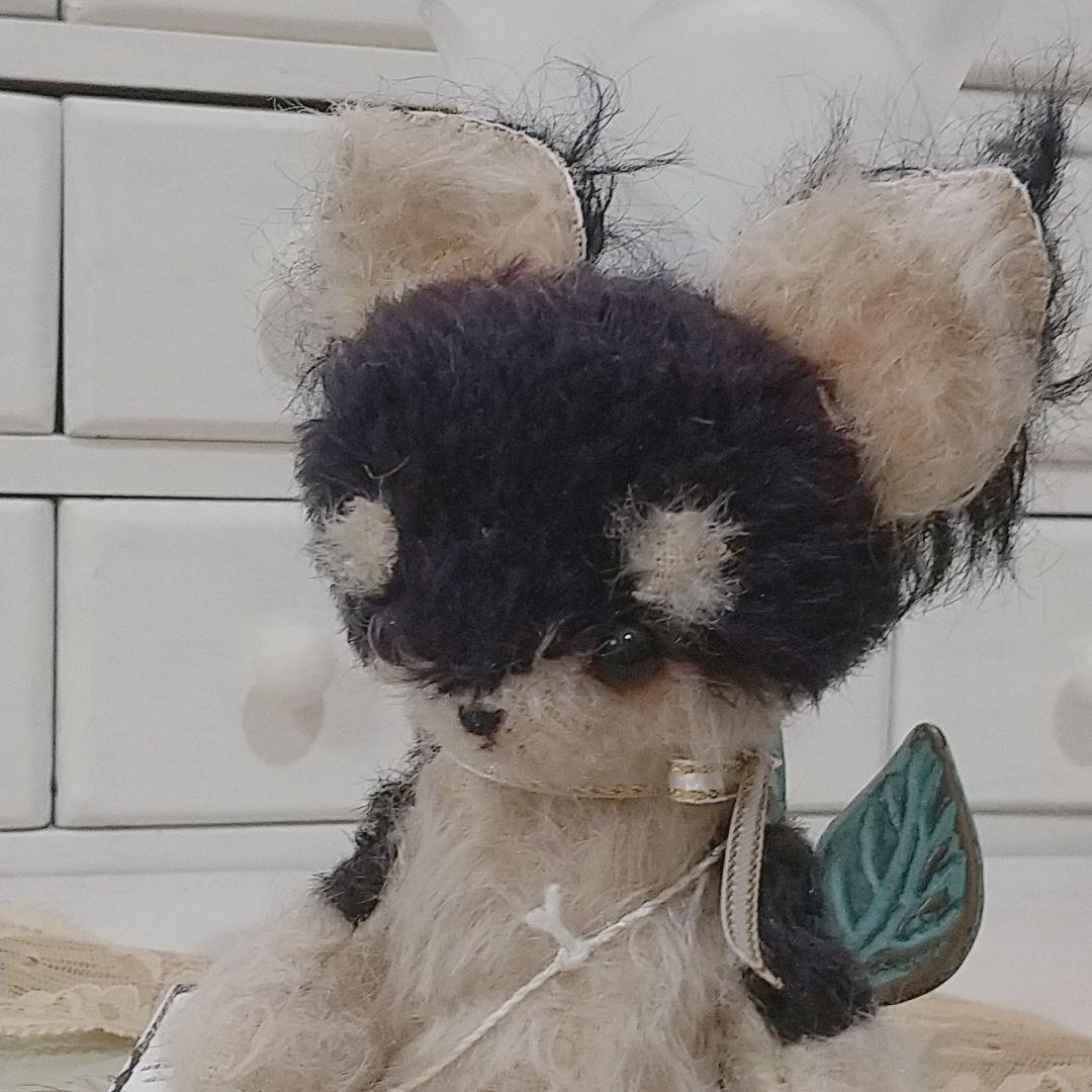 テディベア チワワ ブラックタン アーティストベア 玩具 ぬいぐるみ