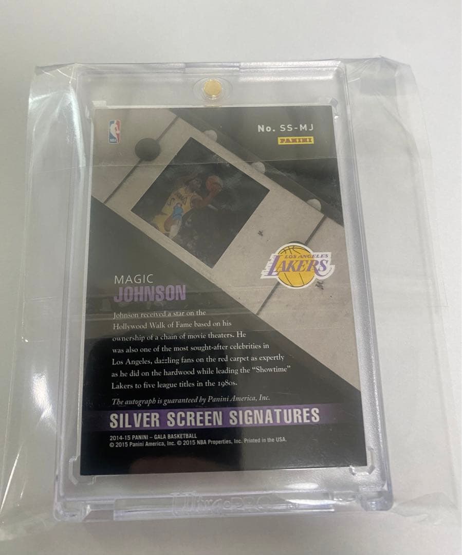 スポーツ選手 Panini Magic Johnson auto /35