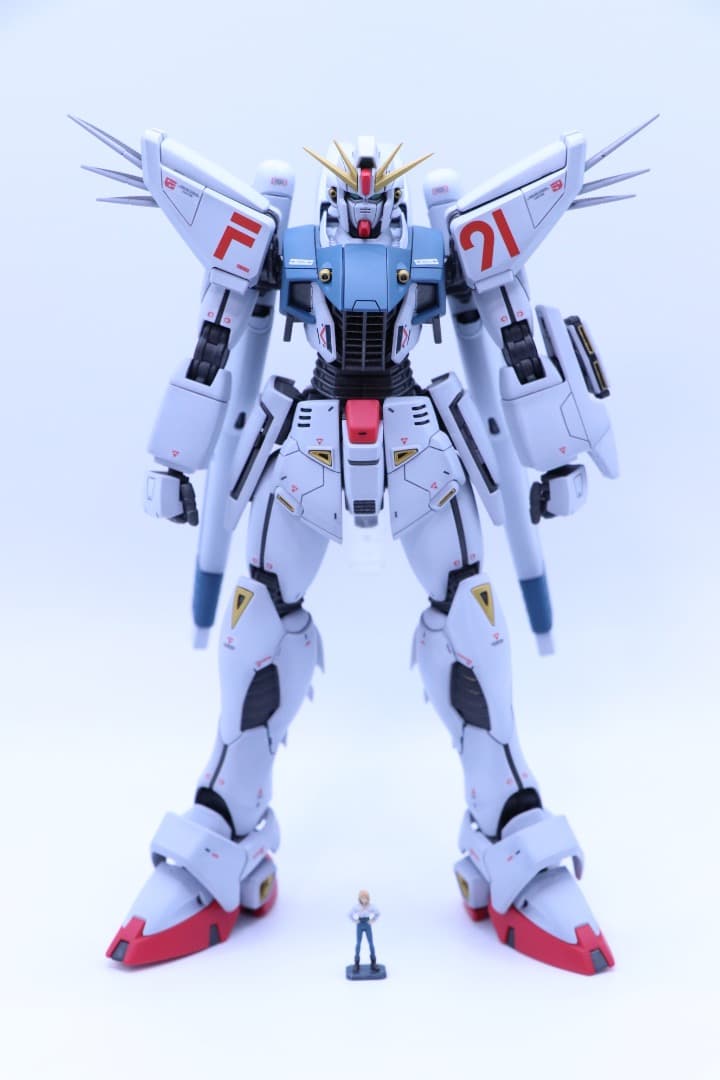MG 1/100 ガンダムF91 Ver.2.0 【改修 塗装 完成品】