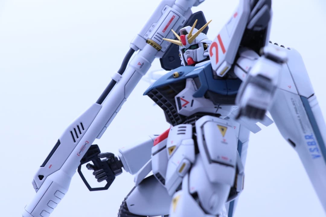 MG 1/100 ガンダムF91 Ver.2.0 【改修 塗装 完成品】
