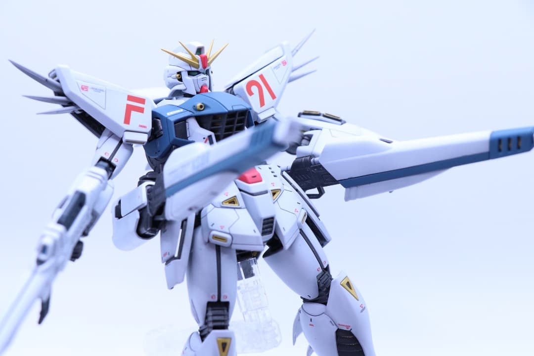 MG 1/100 ガンダムF91 Ver.2.0 【改修 塗装 完成品】