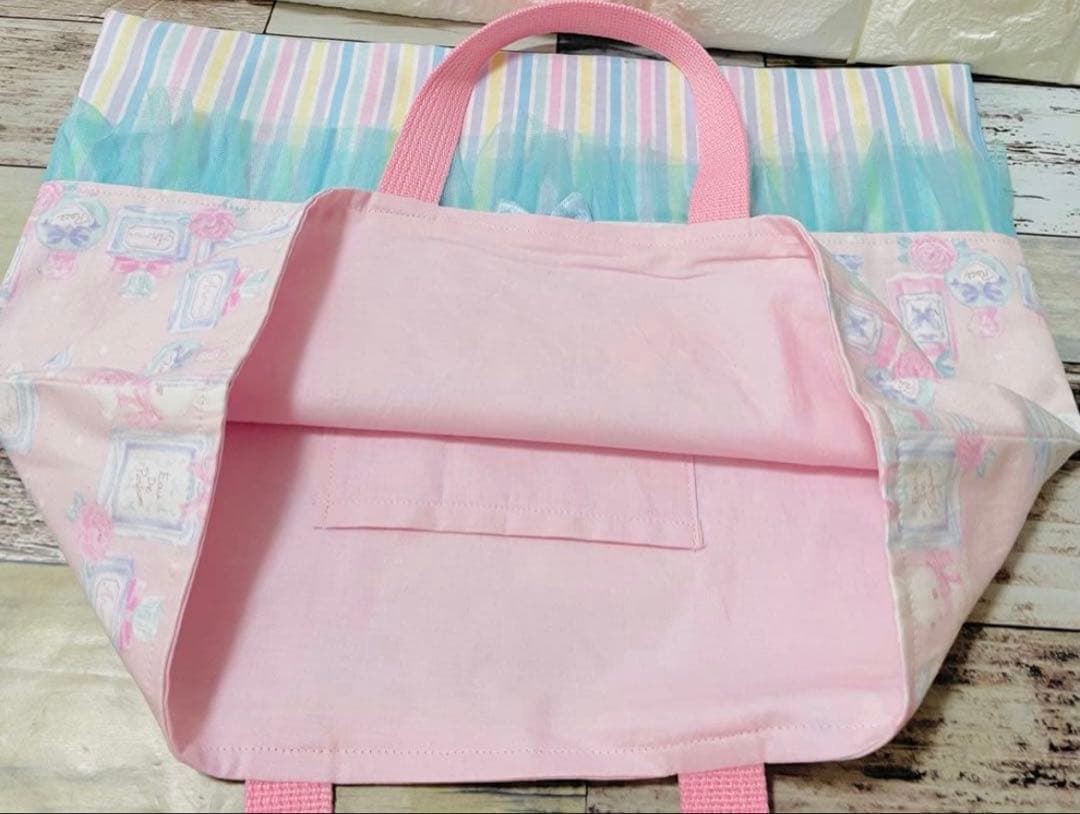 うさぎ　コスメ　ハンドメイド　レッスンバッグ　女の子　入園　入学　セット