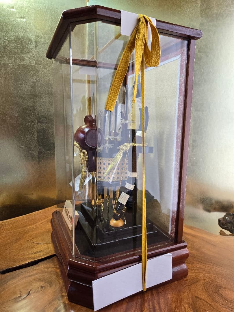 【展示品限り】正月飾り　破魔弓　ケース飾り　※閉店セール　Y18