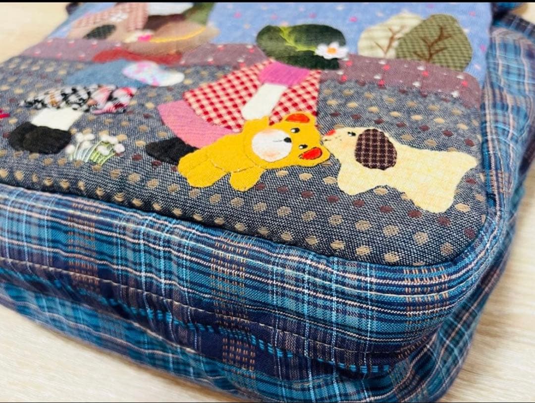 ★お値下げ★スーちゃん＆お友達＆くま＊ショルダー大＊ハンドメイド