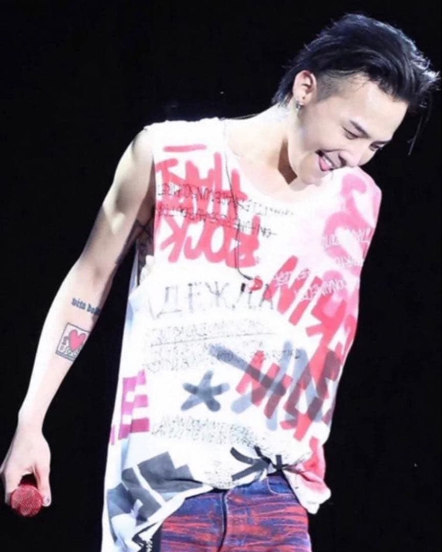 ジヨン GD G-DRAGON ジードラゴン ロゴタンクトップ ジヨコス