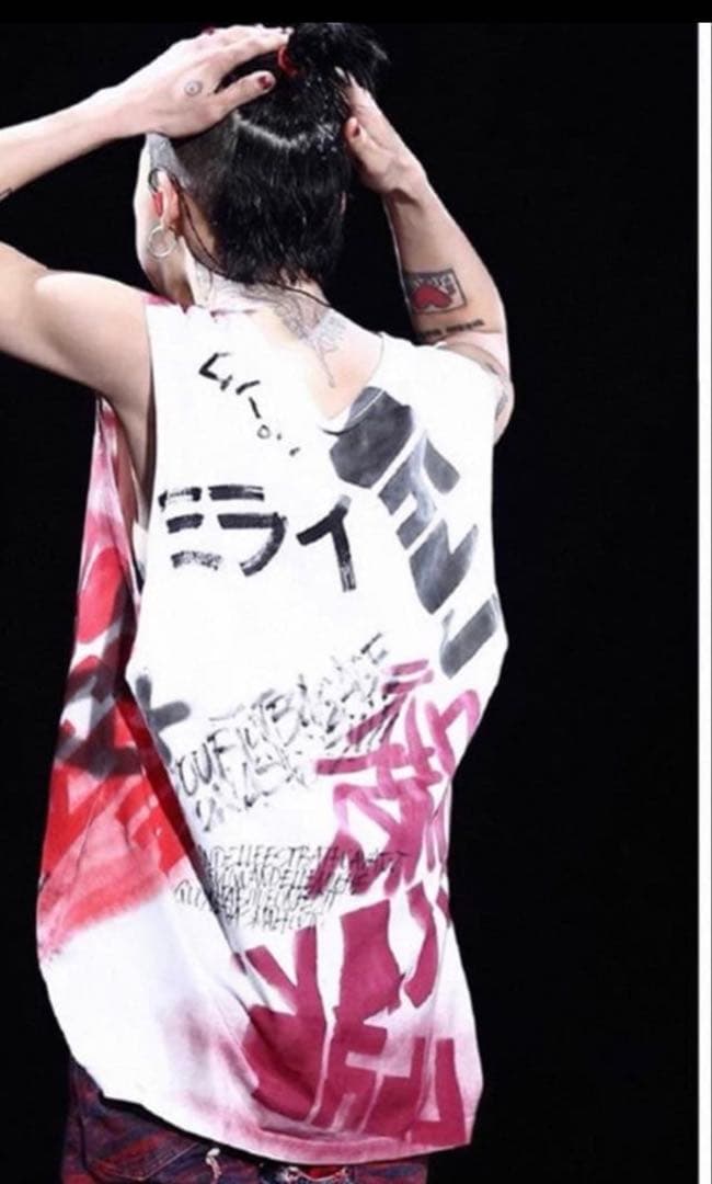 ジヨン GD G-DRAGON ジードラゴン ロゴタンクトップ ジヨコス
