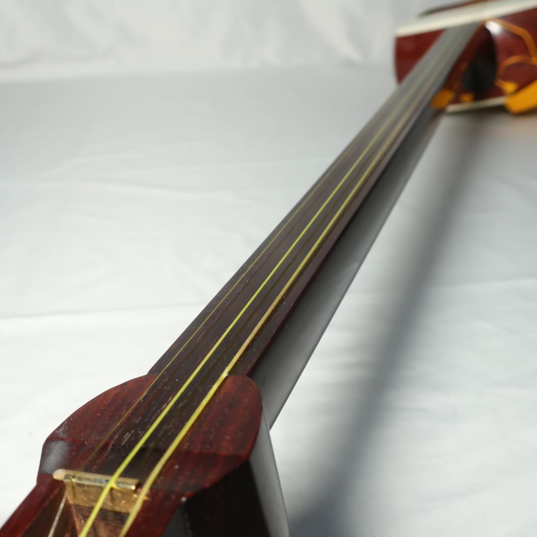 三味線 細棹 ハードケース 撥 予備弦 駒 楽譜 付属