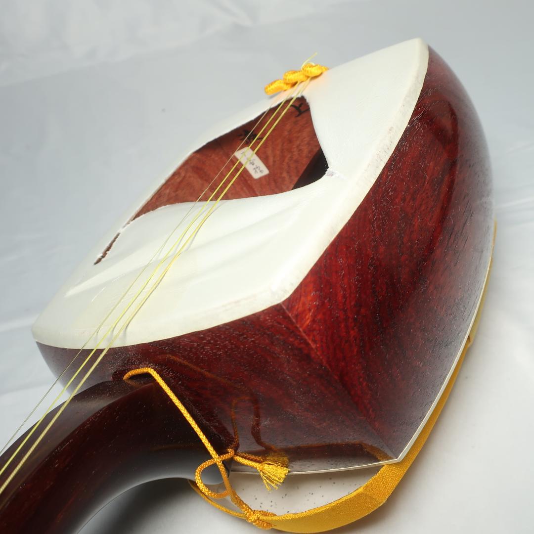 三味線 細棹 ハードケース 撥 予備弦 駒 楽譜 付属