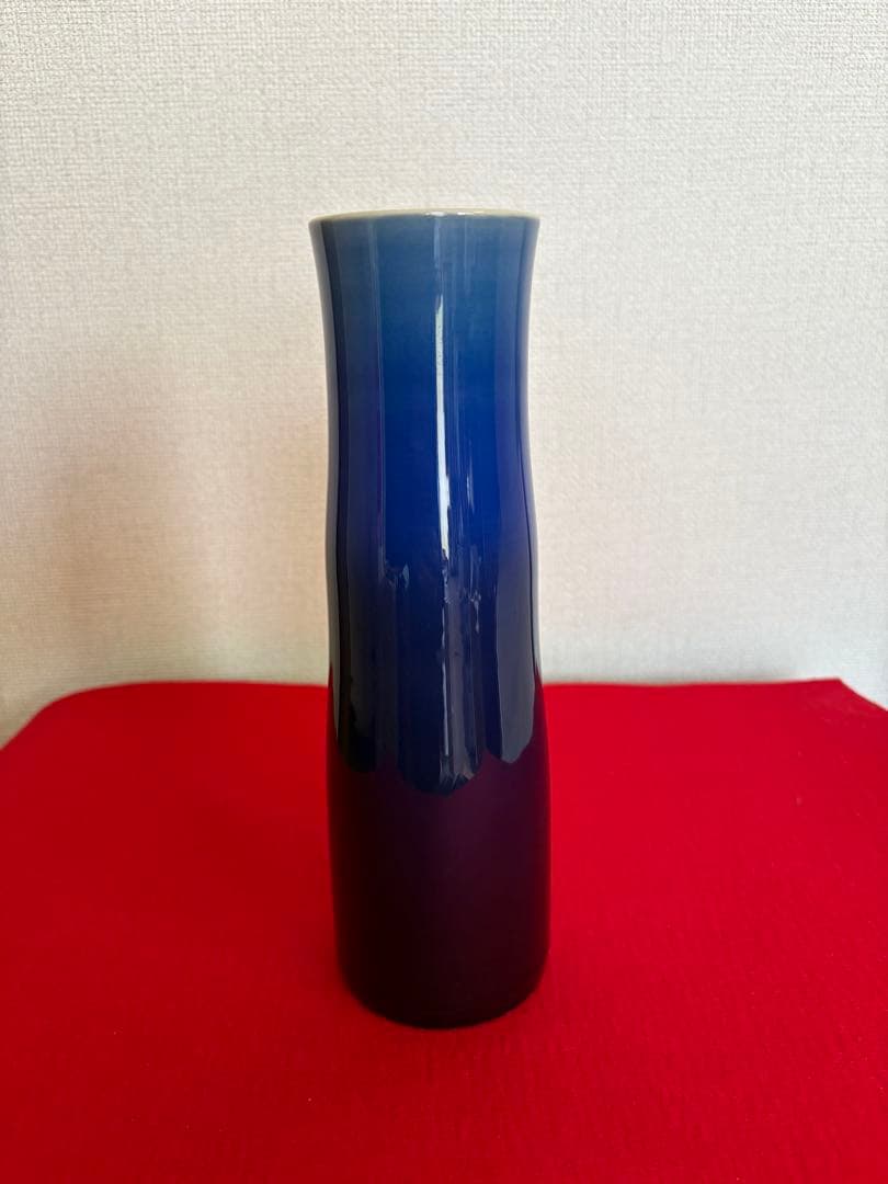 【特価】 人間国宝 三代 徳田八十吉（正彦銘） 花入 管理T268