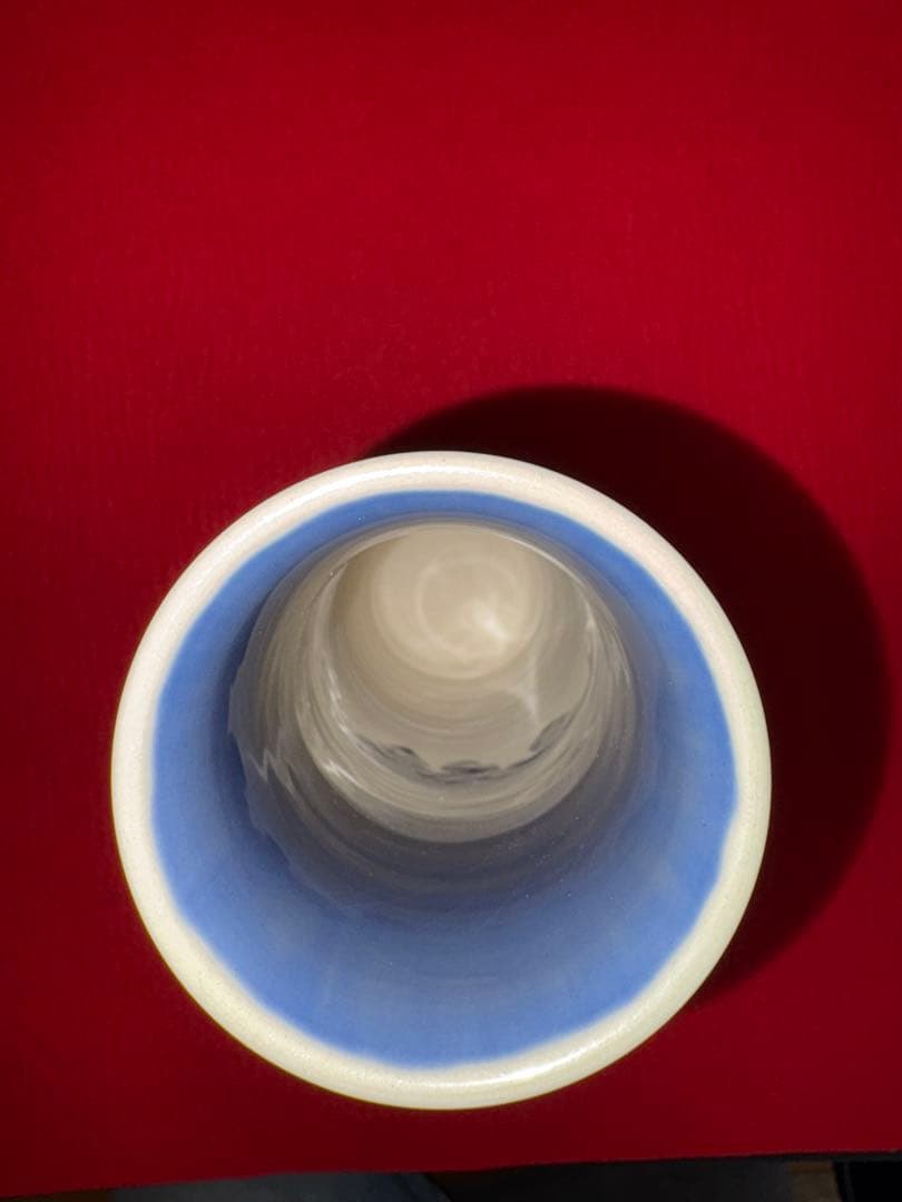 【特価】 人間国宝 三代 徳田八十吉（正彦銘） 花入 管理T268