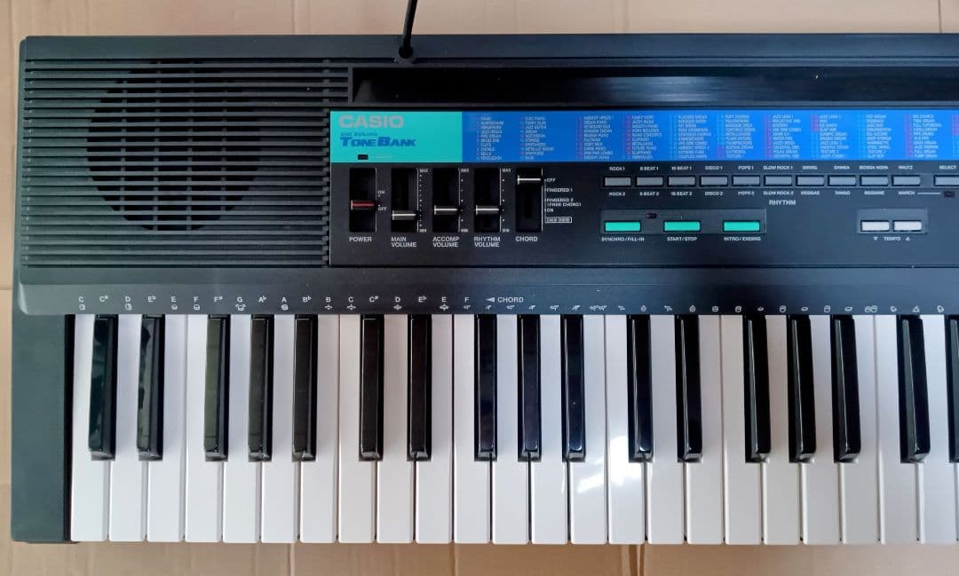 CASIO TONE BANK CT-615 アダプター付き