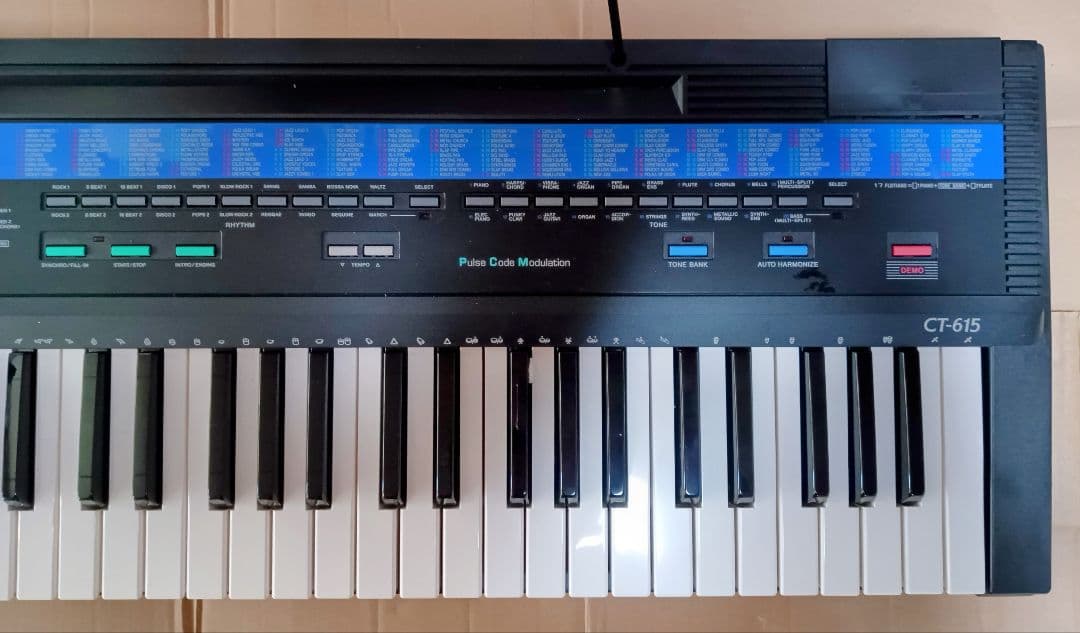 CASIO TONE BANK CT-615 アダプター付き