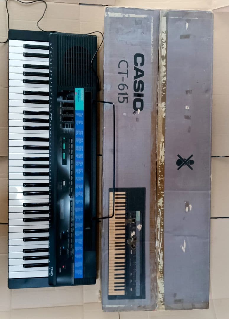 CASIO TONE BANK CT-615 アダプター付き