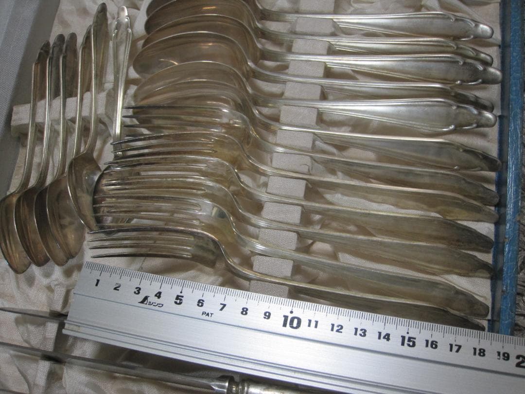 銀メッキ? カトラリー N.S. 24点まとめて ステンレス レトロ