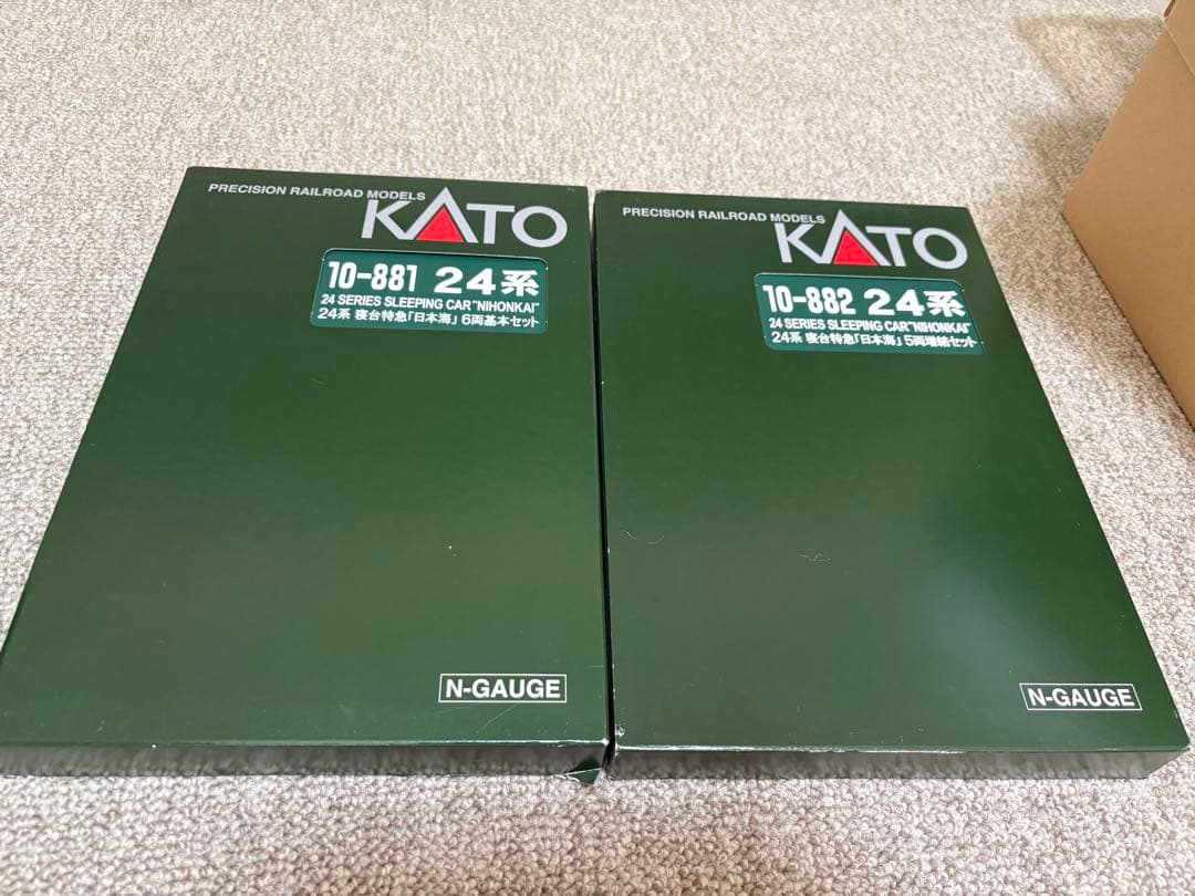 KATO　EF81＋24系寝台特急 「日本海 」機関車＋基本+増結