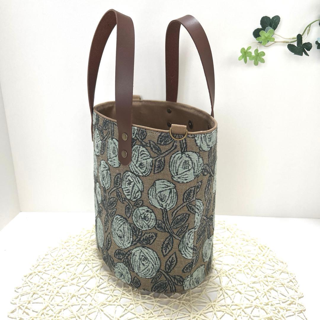 ミナペルホネン　オパール底トートバッグ　ハンドメイド