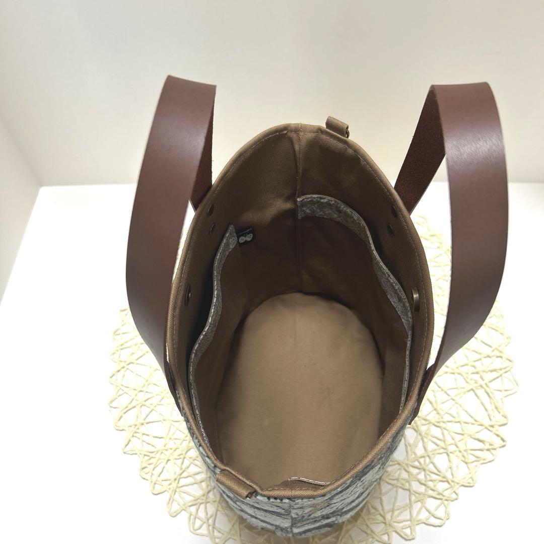 ミナペルホネン　オパール底トートバッグ　ハンドメイド