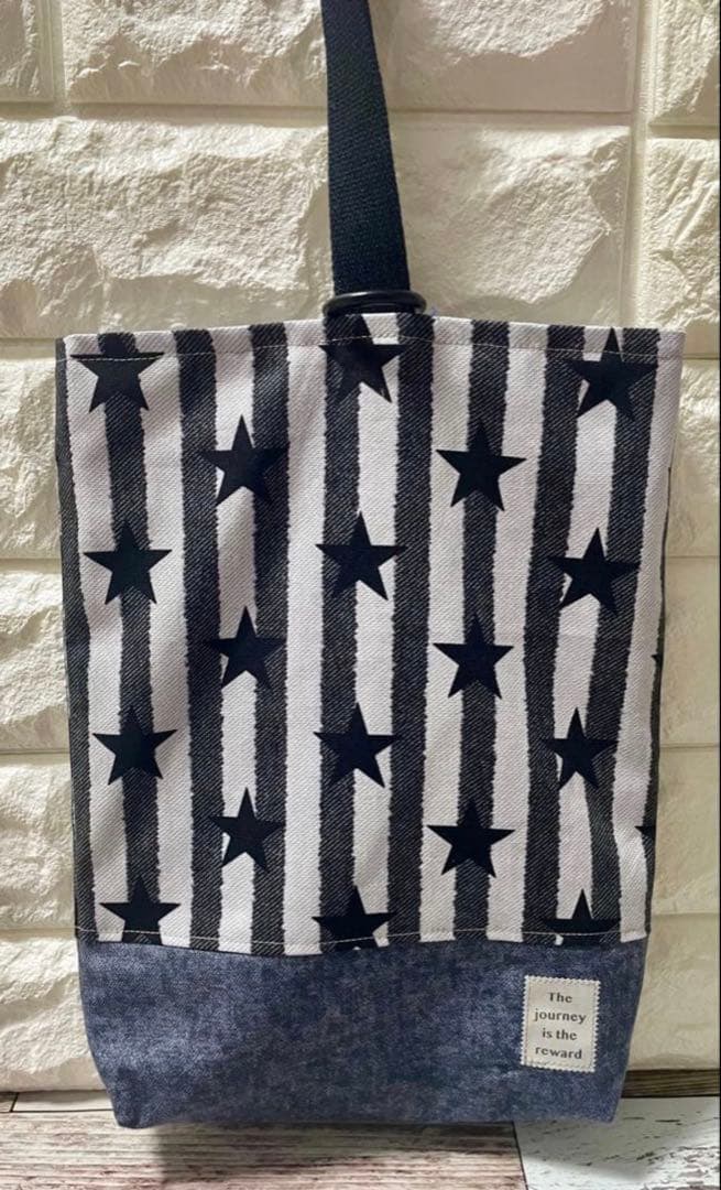 スター　星　ハンドメイド　レッスンバッグ　男の子　入学　入園　セット　上履き