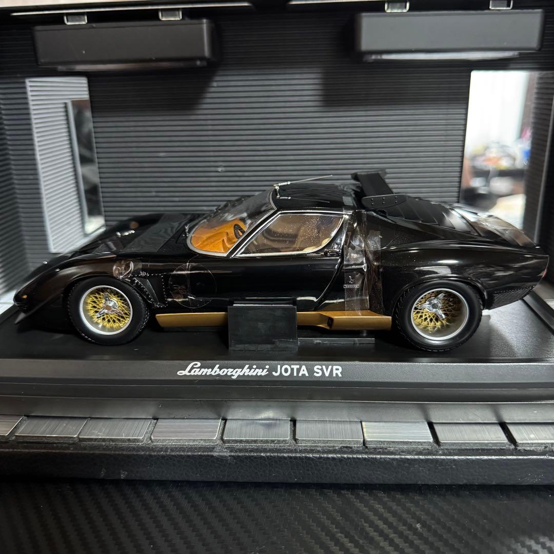 絶版未展示品 京商 1/18 ランボルギーニ イオタ SVR ブラック