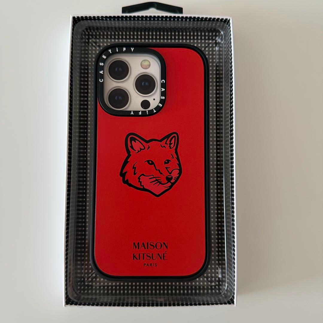 iPhone16Pro Maison Kitsuné Red Case