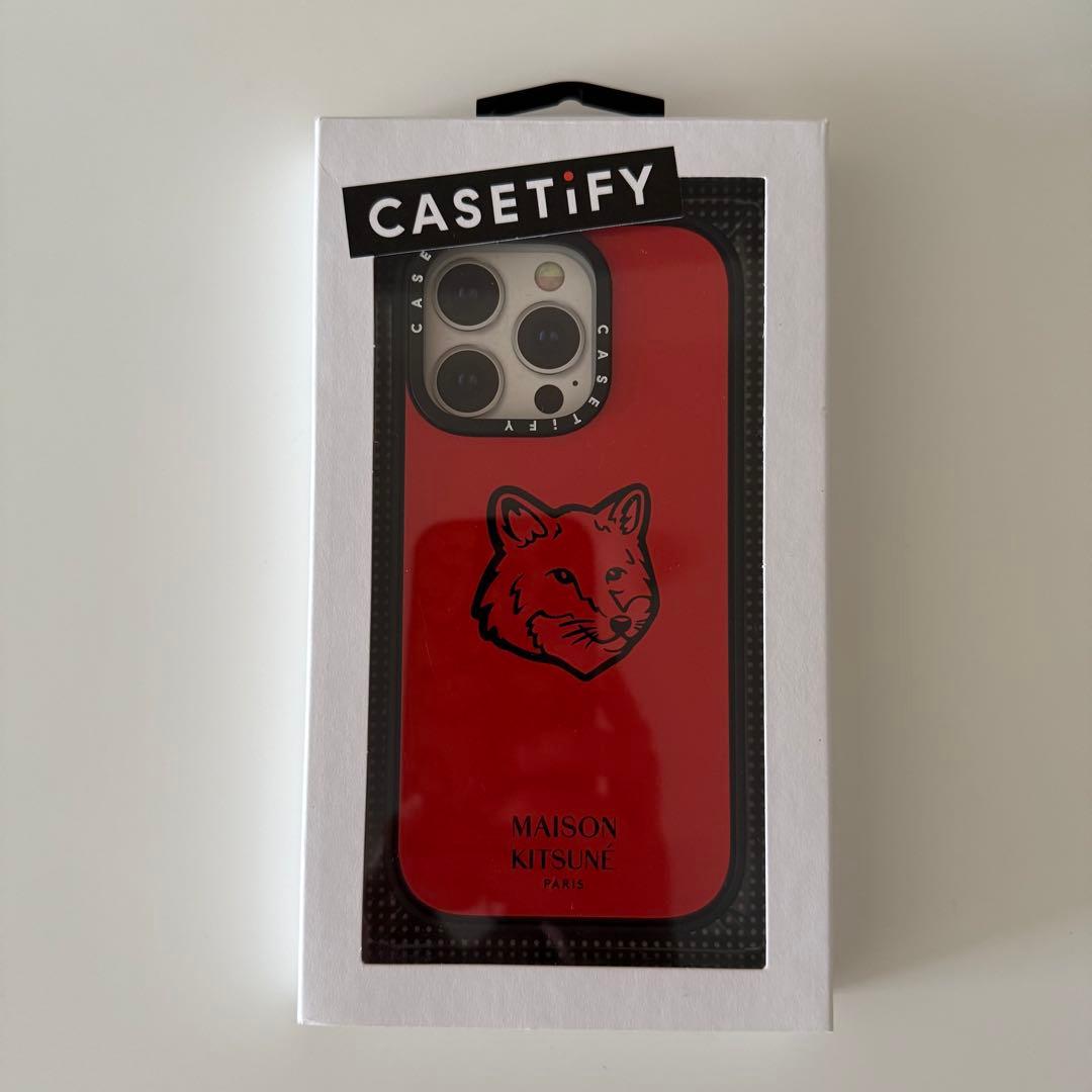 iPhone16Pro Maison Kitsuné Red Case