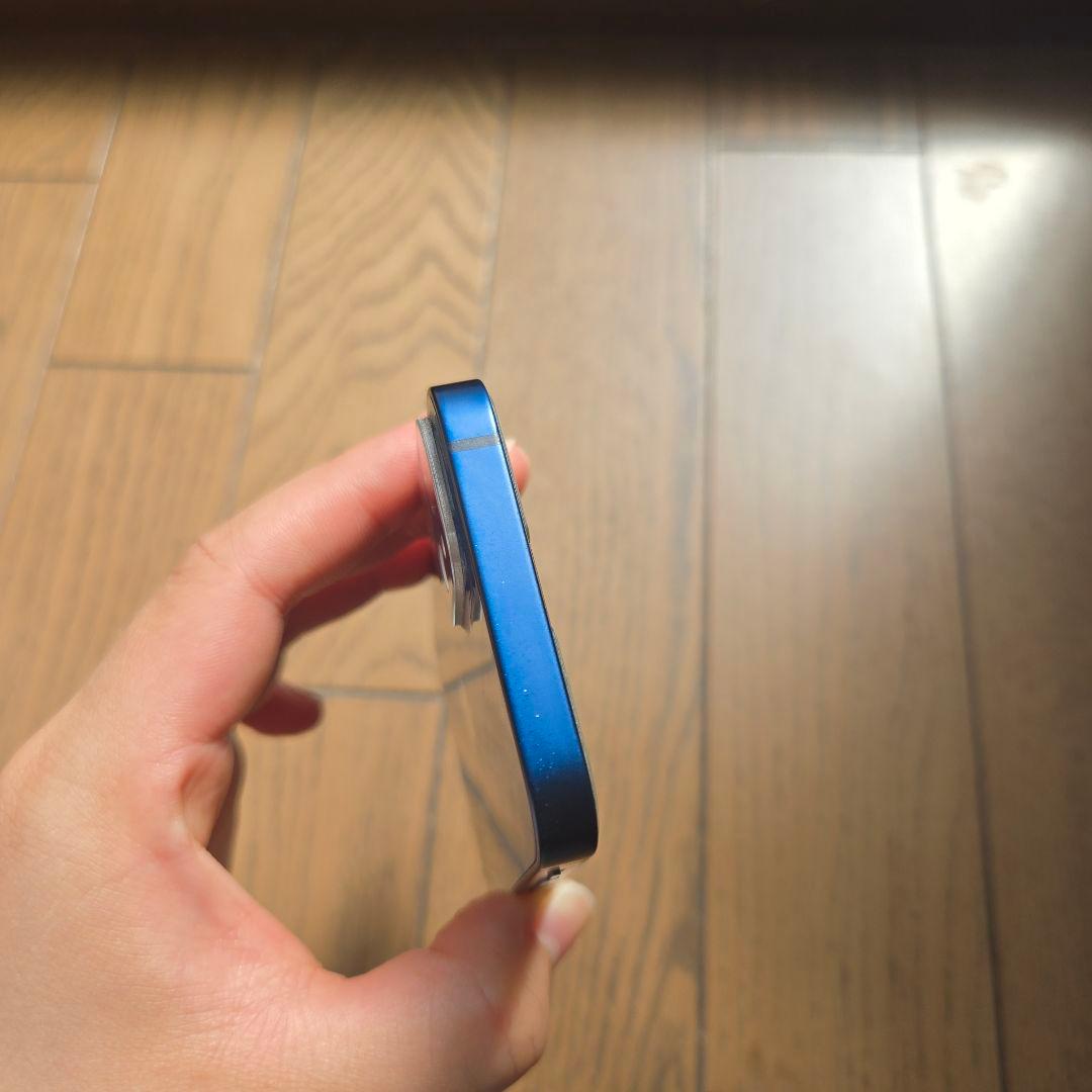 Apple iPhone 12 256GB ブルー 耐衝撃ケース付き