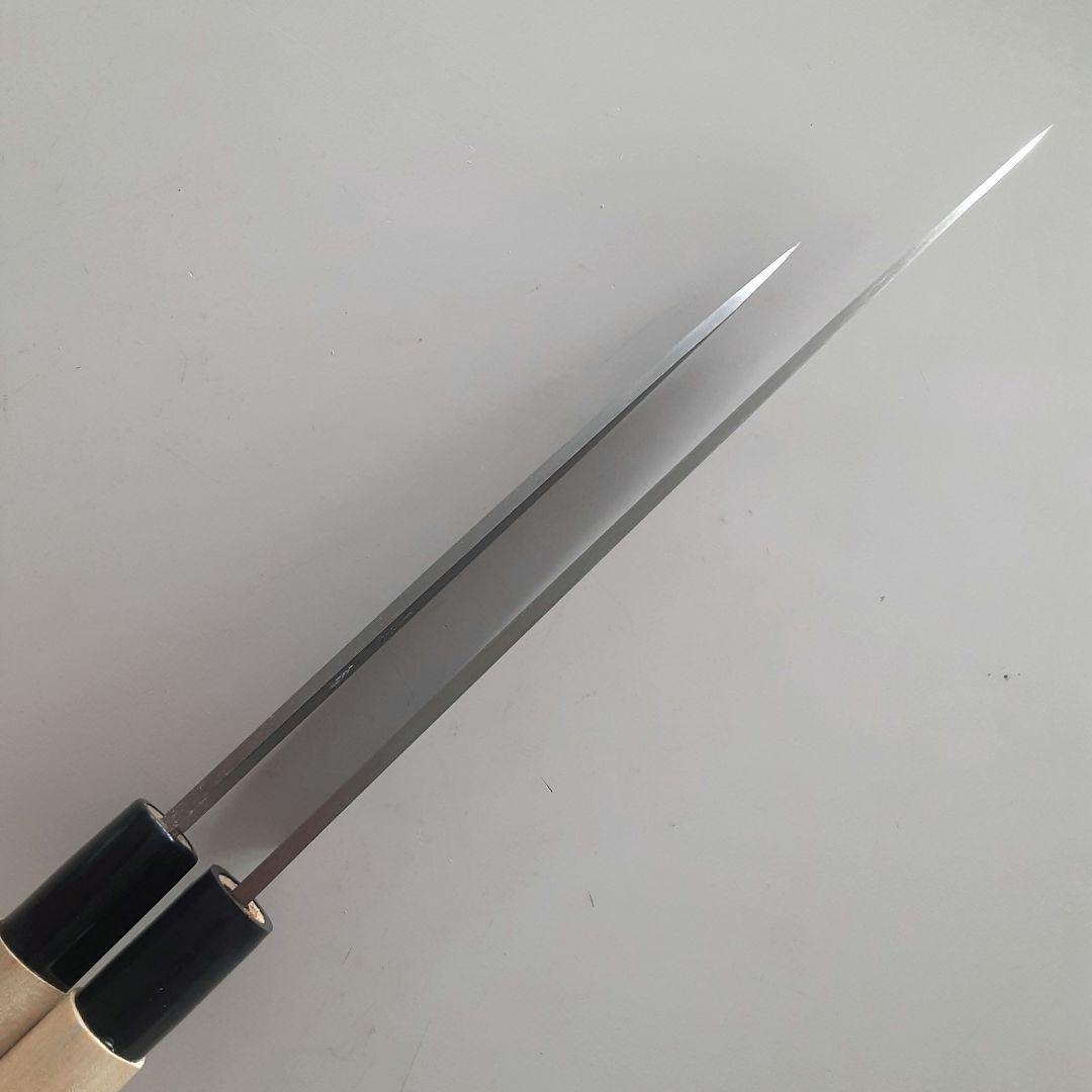 値下げ日本製 柳刃包丁 2本セット 180mm 240mm
