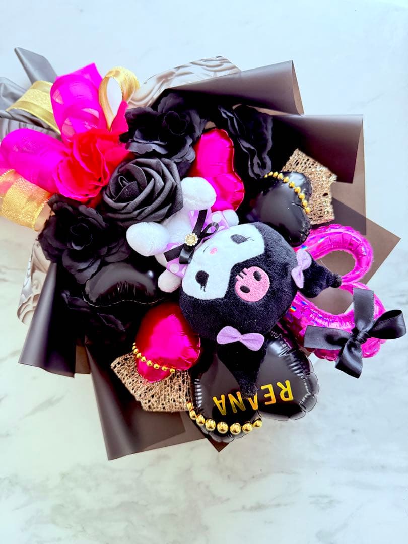 バルーンブーケ お菓子ブーケ 誕生日 発表会 卒業式 花束 ギフト クロミ5