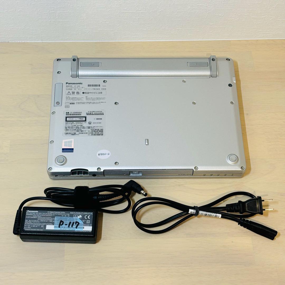 レッツノート PC Windows11 SSD DVD オフィス付き P-117