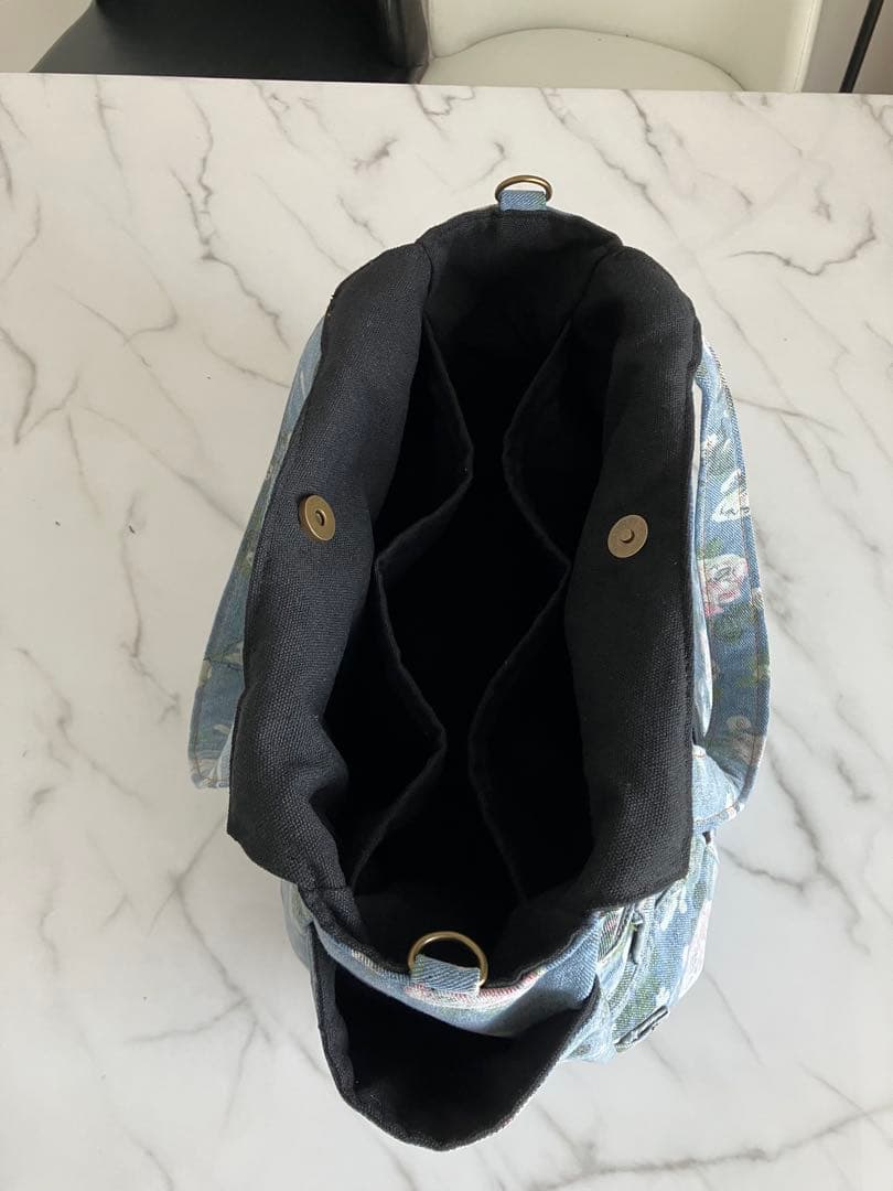 768 user_c7d7d101大きめ花柄デニムリメイクバック