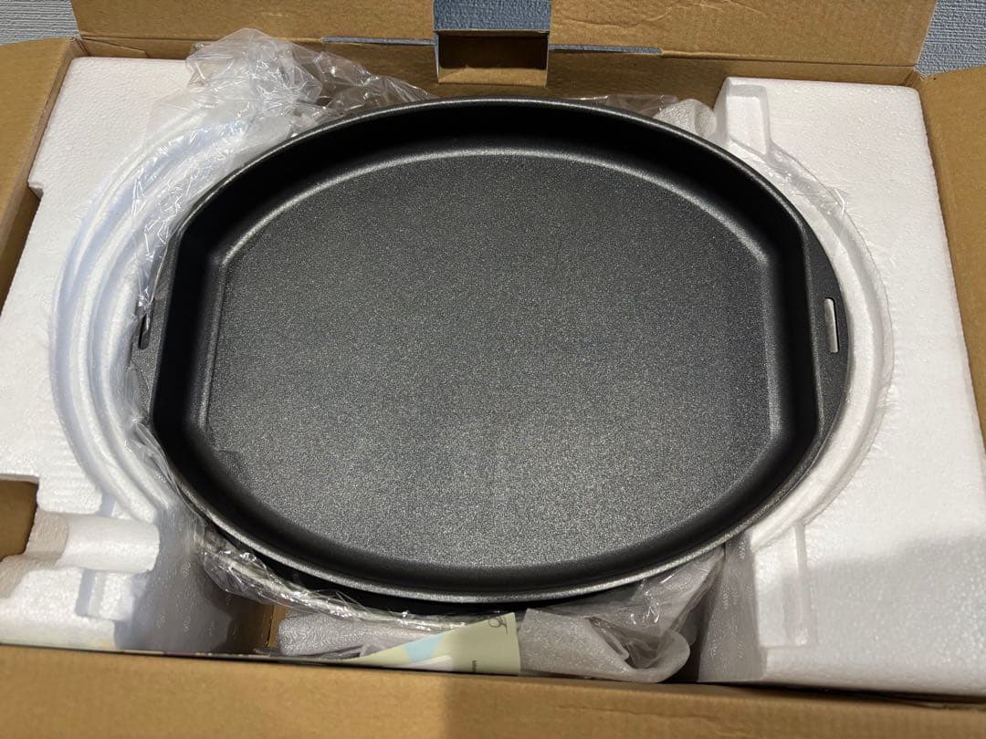 BRUNO ブルーノ オーバルホットプレート 本体 プレート3種 ブラック