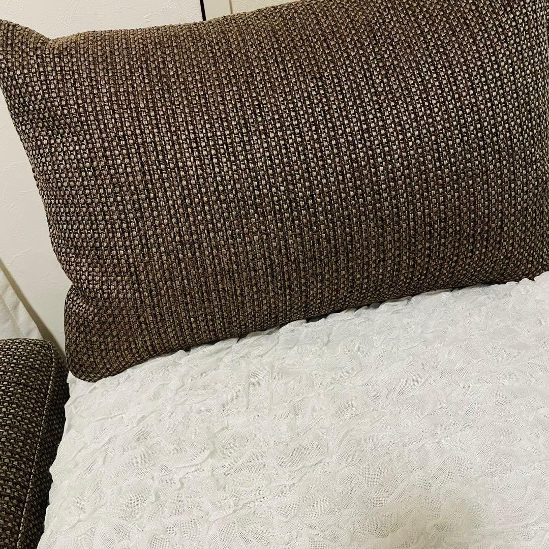 美品　ソファー3人掛けオットマン or 2P +カウチ（クッション組替可能）