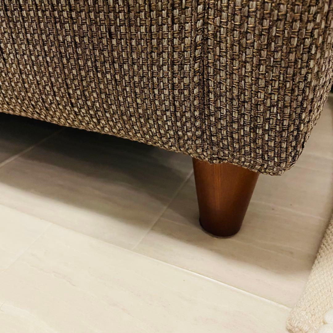 美品　ソファー3人掛けオットマン or 2P +カウチ（クッション組替可能）