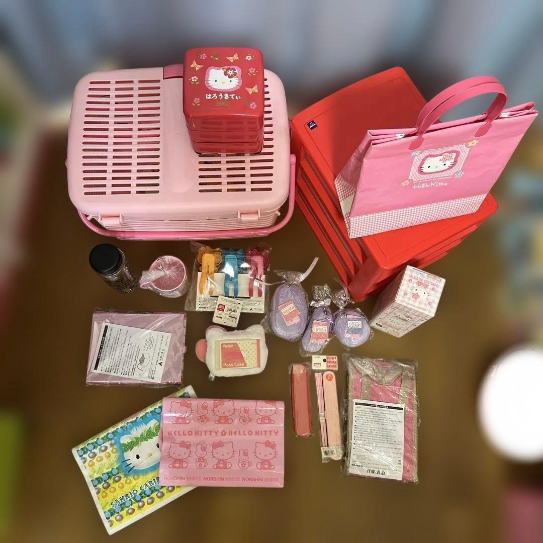 サンリオ⭐︎ハローキティ⭐︎お部屋お片付け＆お出かけルンルン❣️アイテムグッズ18点S
