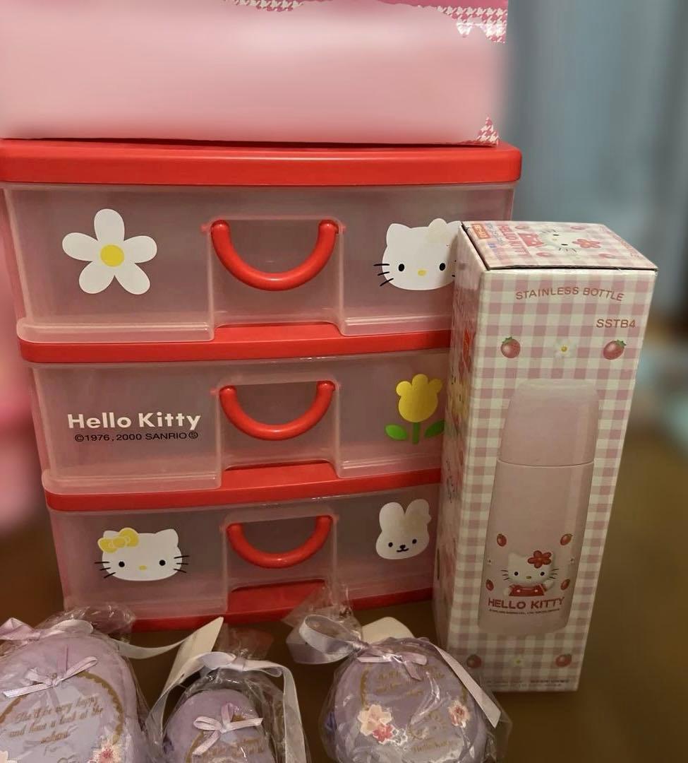 サンリオ⭐︎ハローキティ⭐︎お部屋お片付け＆お出かけルンルン❣️アイテムグッズ18点S