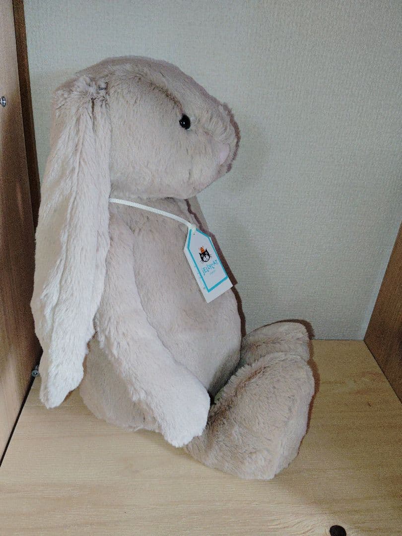 新品タグ付き うさぎのぬいぐるみ ラビット Lサイズ
