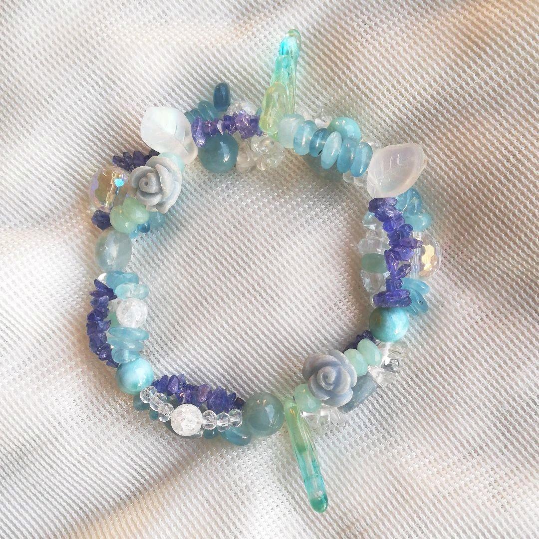 ラリマー ブレスレット ☆ ５