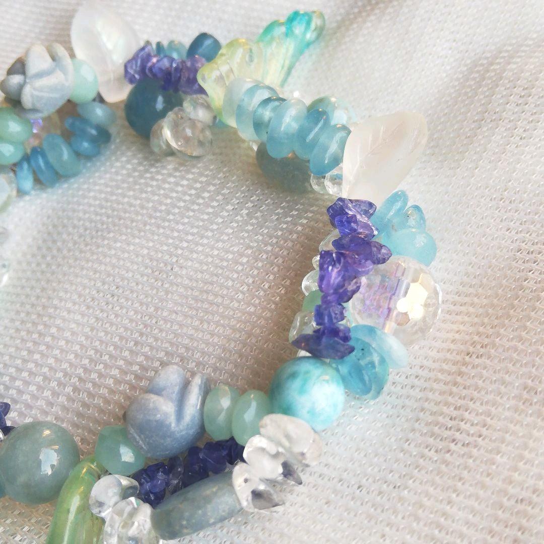 ラリマー ブレスレット ☆ ５