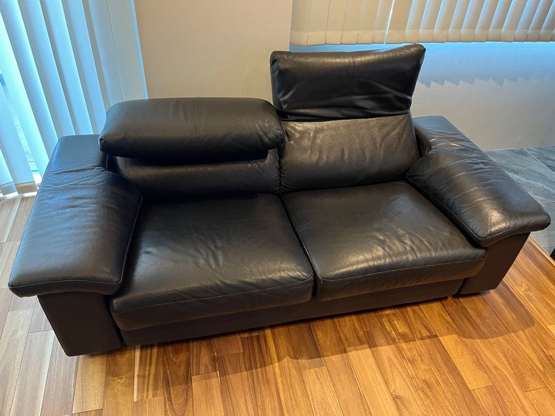 【廃番レア】MARUICHI／マルイチセーリング３人掛け　バーンソファ1400革