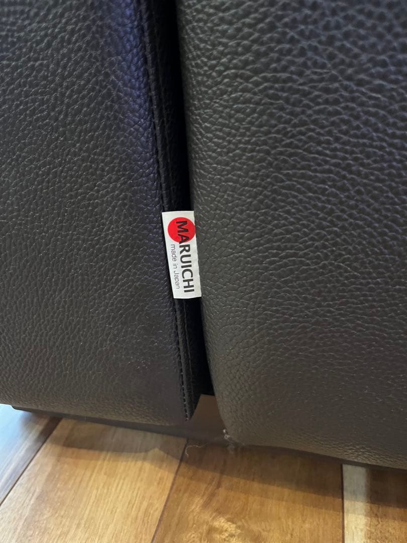 【廃番レア】MARUICHI／マルイチセーリング３人掛け　バーンソファ1400革